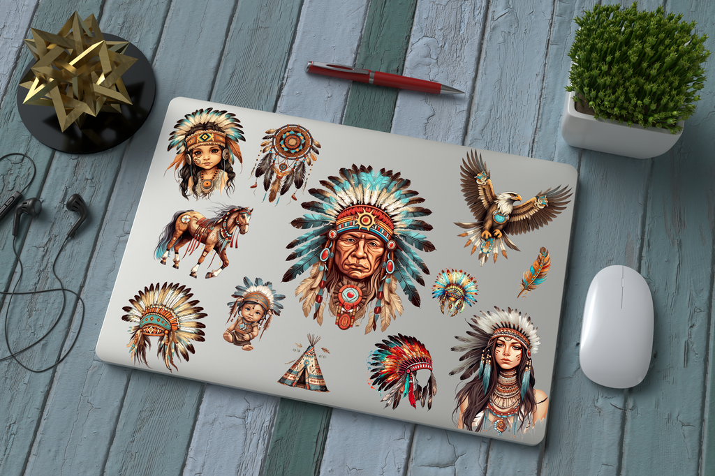 Native Indian Mystery Sticker Pack