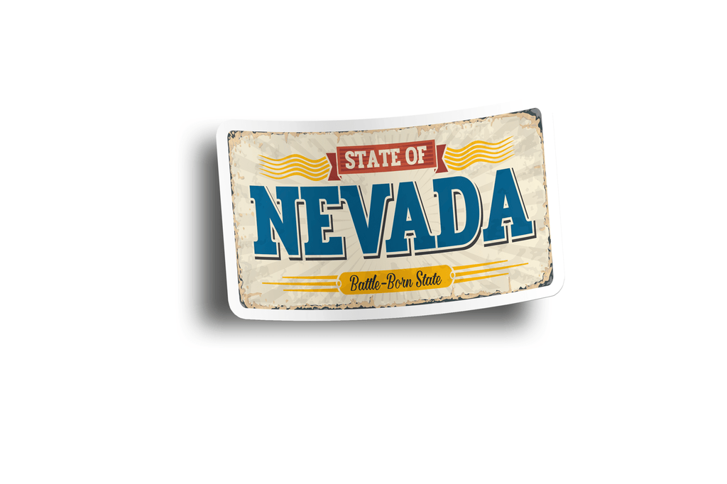 Nevada State Vintage Sticker