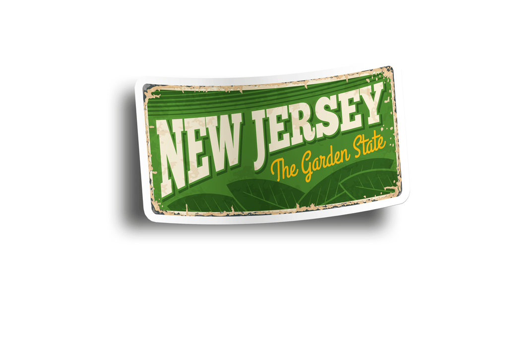 New Jersey State Vintage Sticker