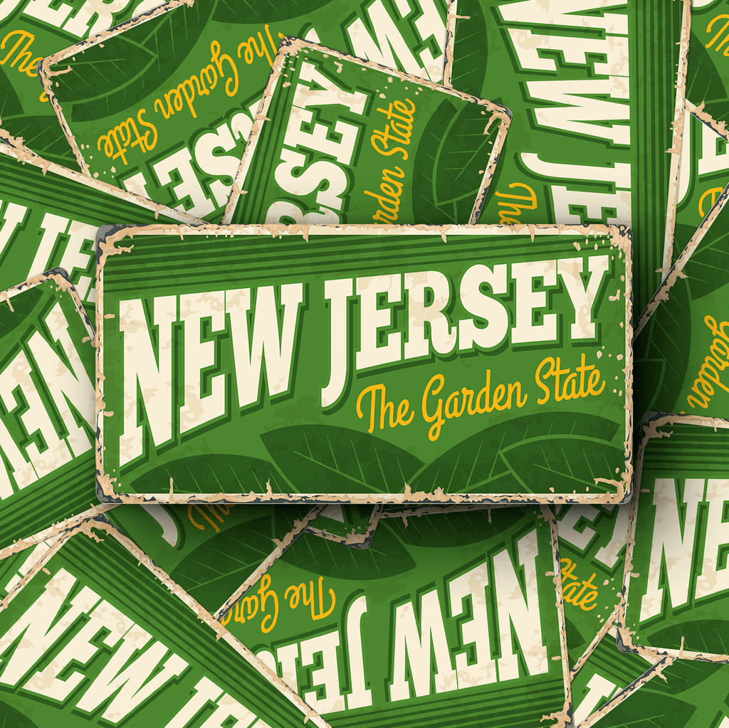 New Jersey State Vintage Sticker