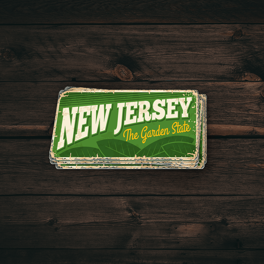 New Jersey State Vintage Sticker