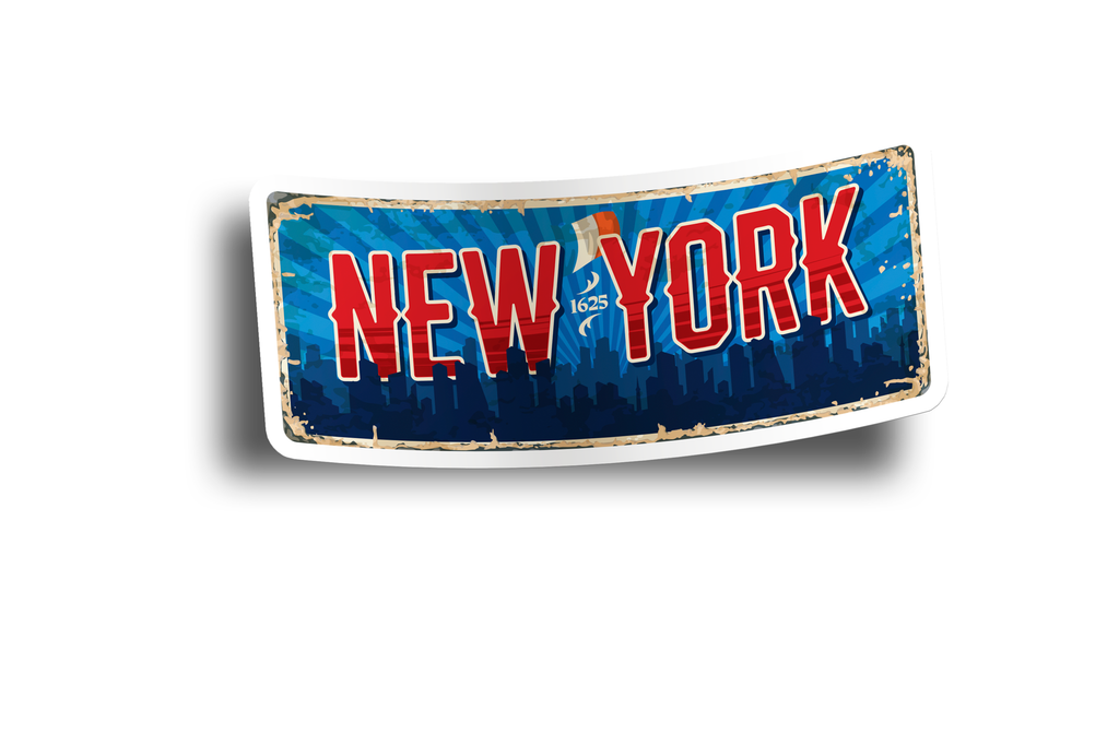New York State Vintage Sticker