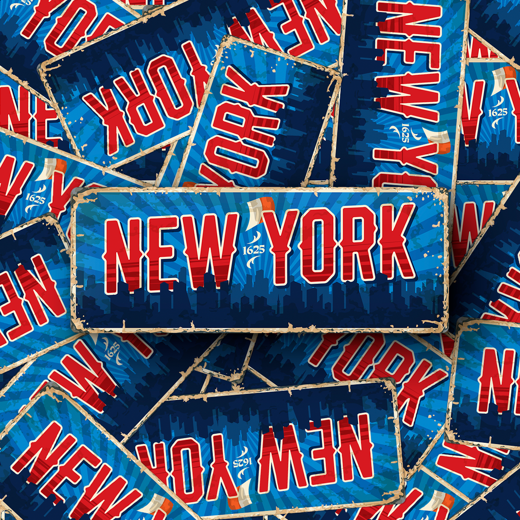 New York State Vintage Sticker