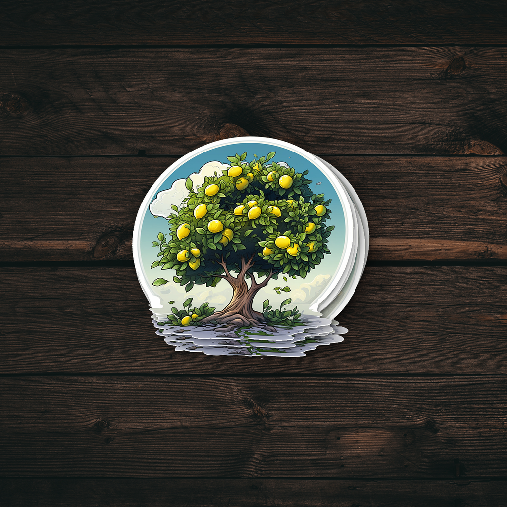 Forest Lemon Tree Sticker