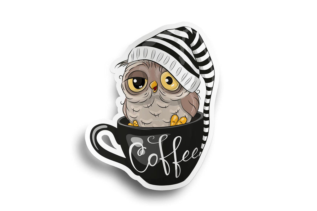 Sleepy Owl Coffee Cup