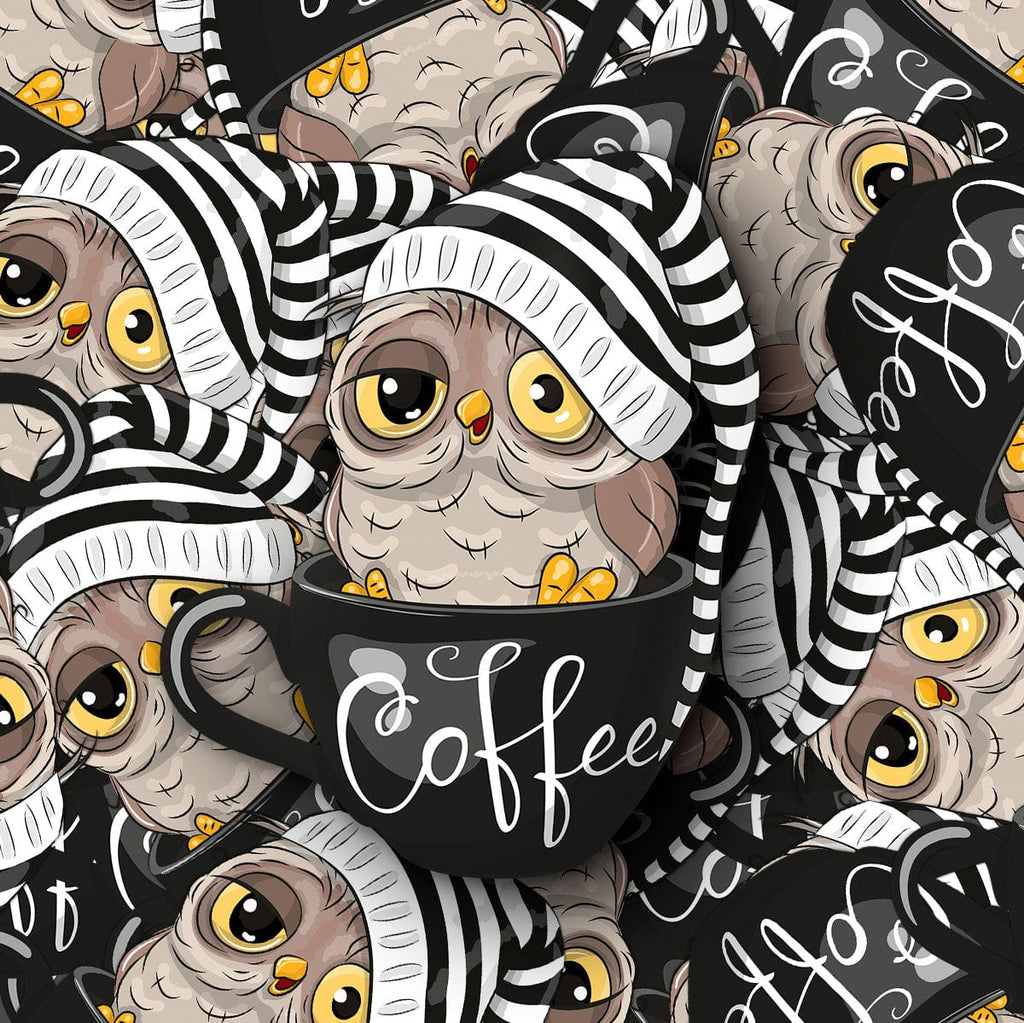 Sleepy Owl Coffee Cup