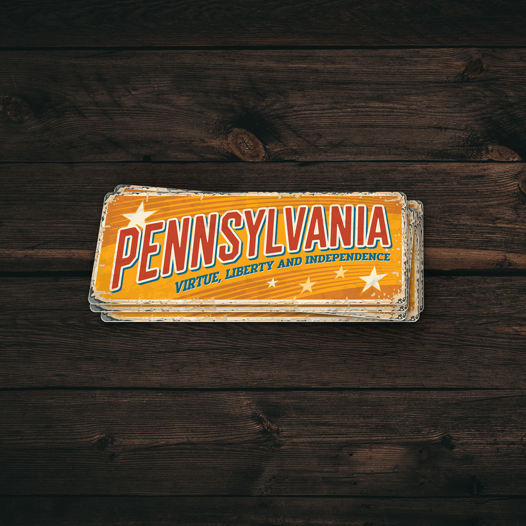 Pennsylvania State Vintage Sticker