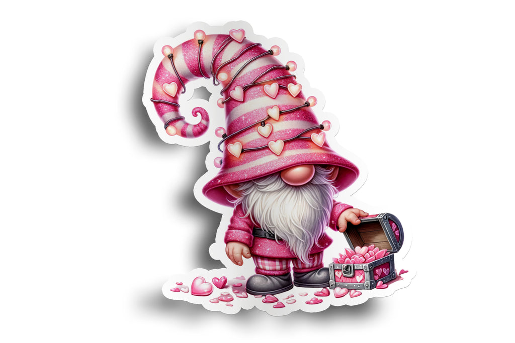 Gnome Hearts Valentine Sticker