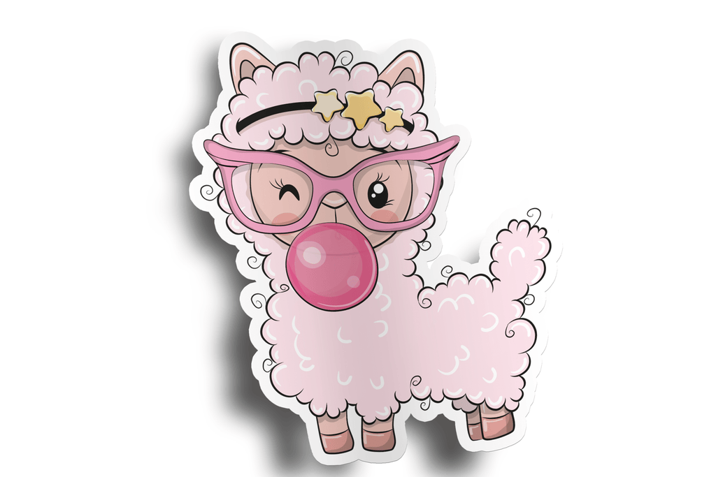 Pink Bubblegum Lamb Sticker