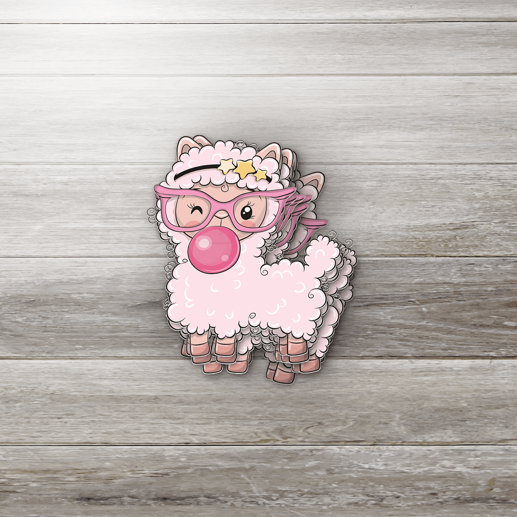 Pink Bubblegum Lamb Sticker