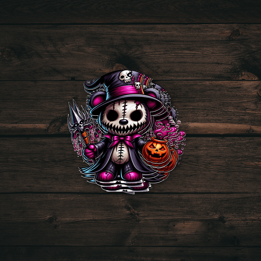 Pirate Skeleton Bear Sticker