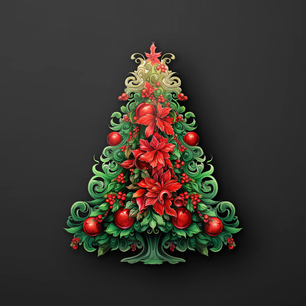 Christmas Tree Sticker