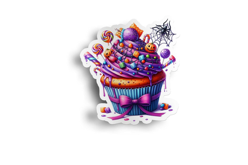 Pumpkin Candy Cupcake Sticker