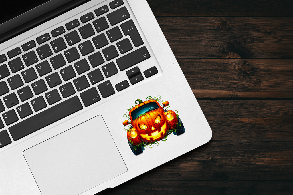 Pumpkin Monster Truck Sticker