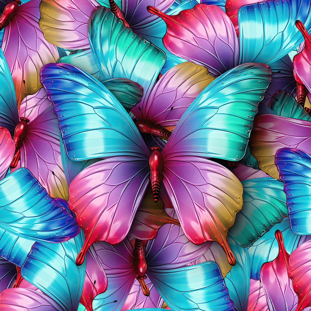 Rainbow Butterfly Sticker