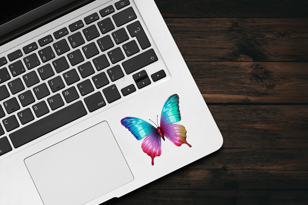 Rainbow Butterfly Sticker