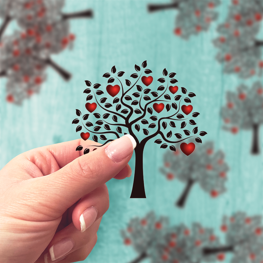 Heart Tree Sticker