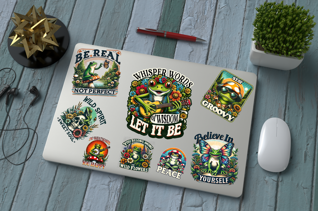 Retro Hippie Sticker Pack