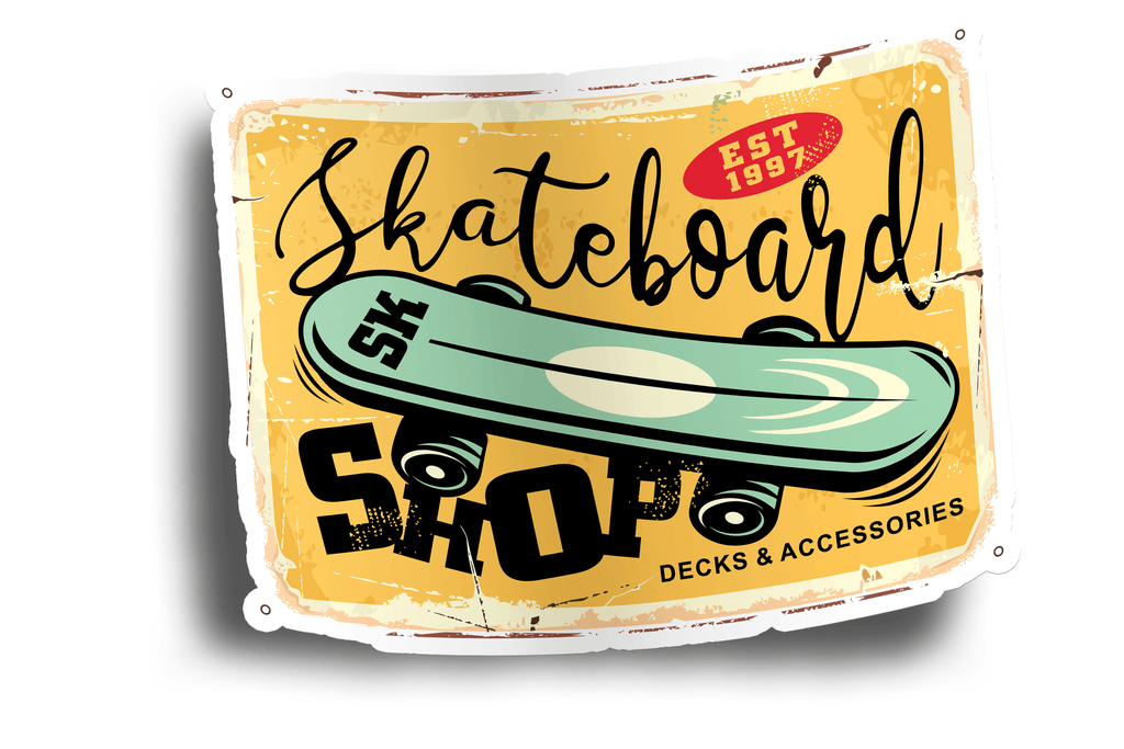 Skateboard Vintage Sticker