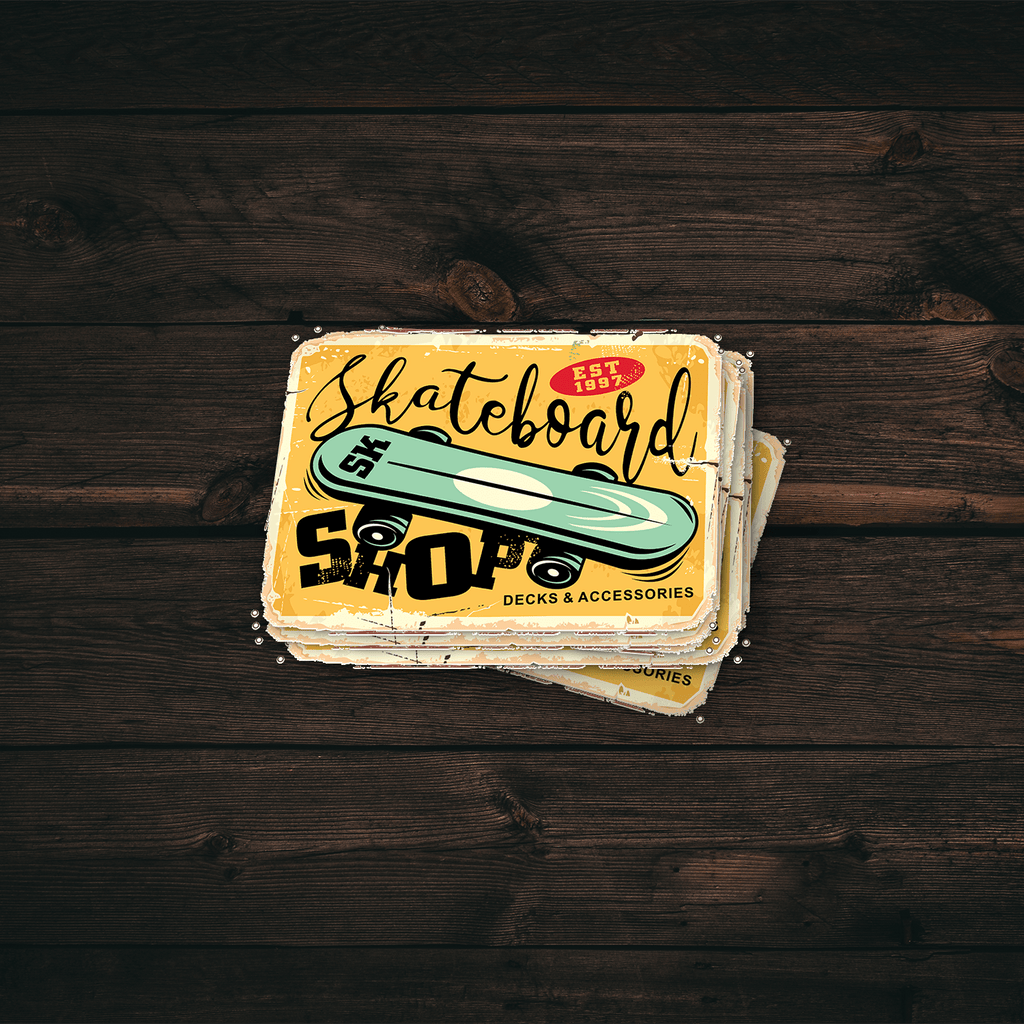 Skateboard Vintage Sticker