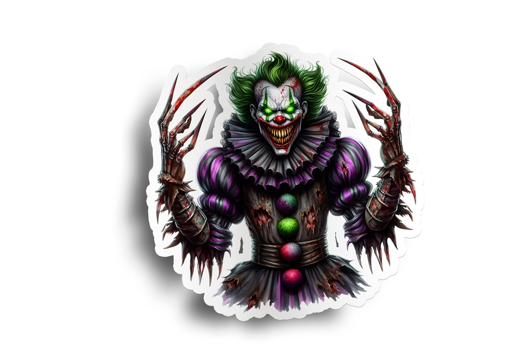 Slasher Clown Sticker