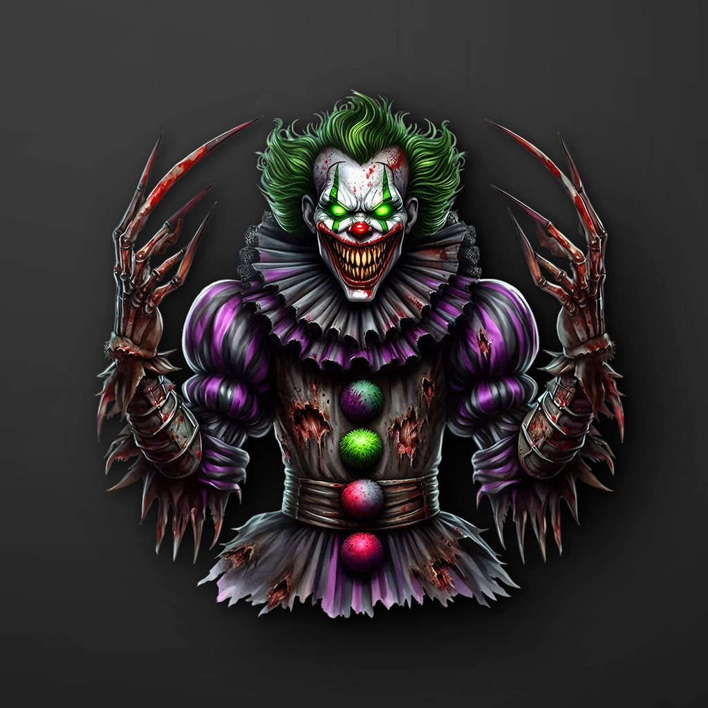 Slasher Clown Sticker