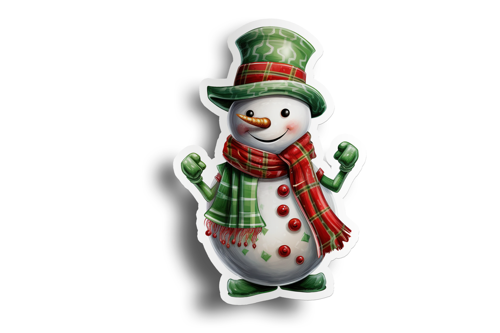 Jolly Green Snowman