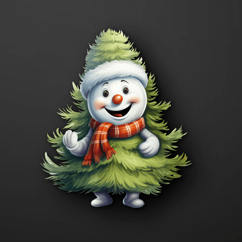 Christmas Tree Snowman