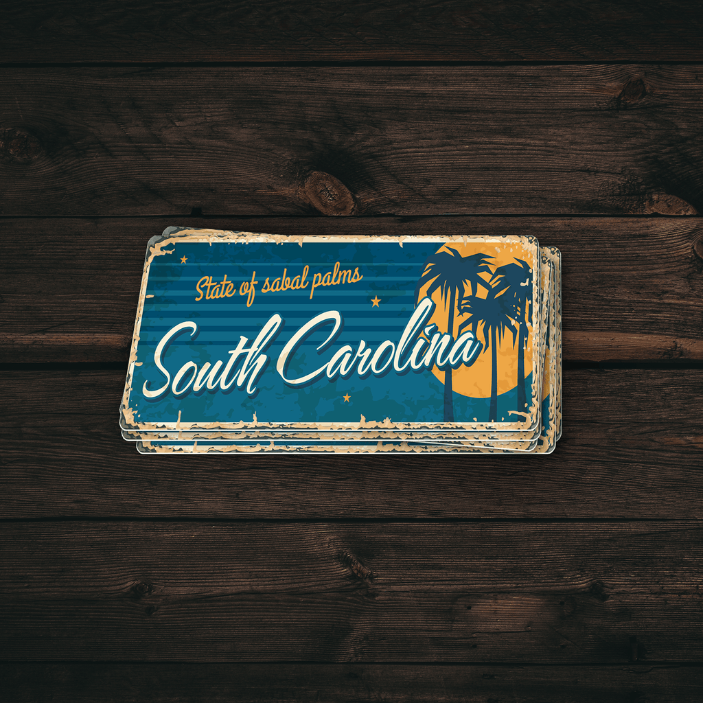 South Carolina State Vintage Sticker