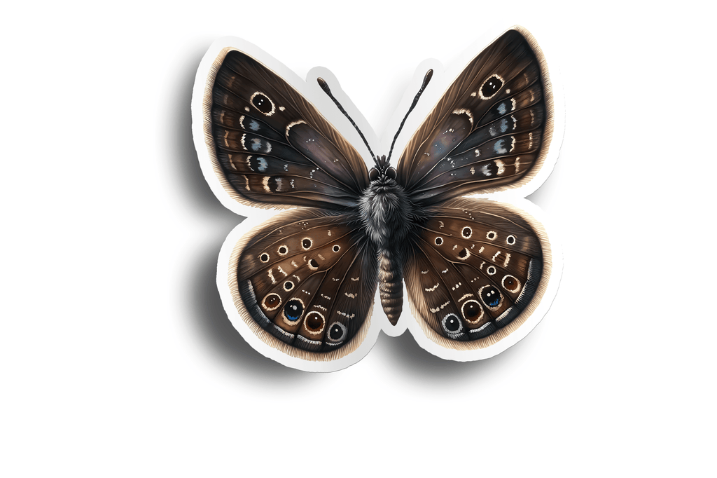 Speckled Wood Butterfly Sticker