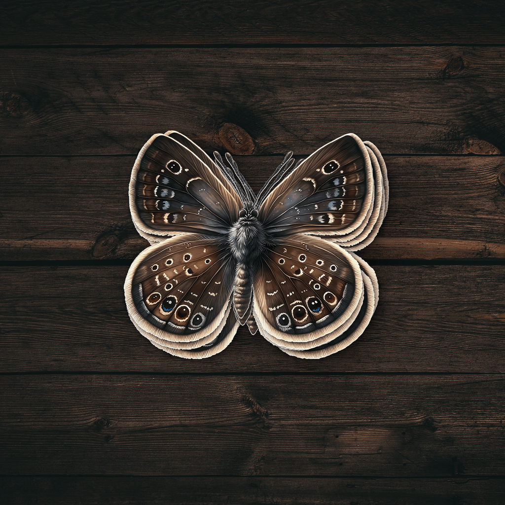 Speckled Wood Butterfly Sticker