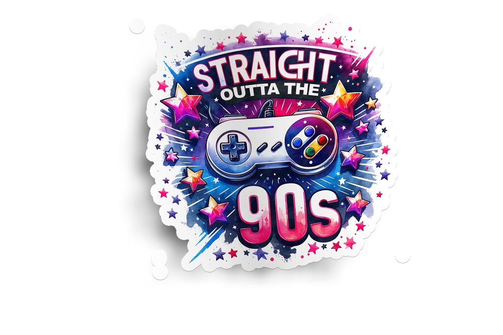 Straight Outta the 90s Sticker