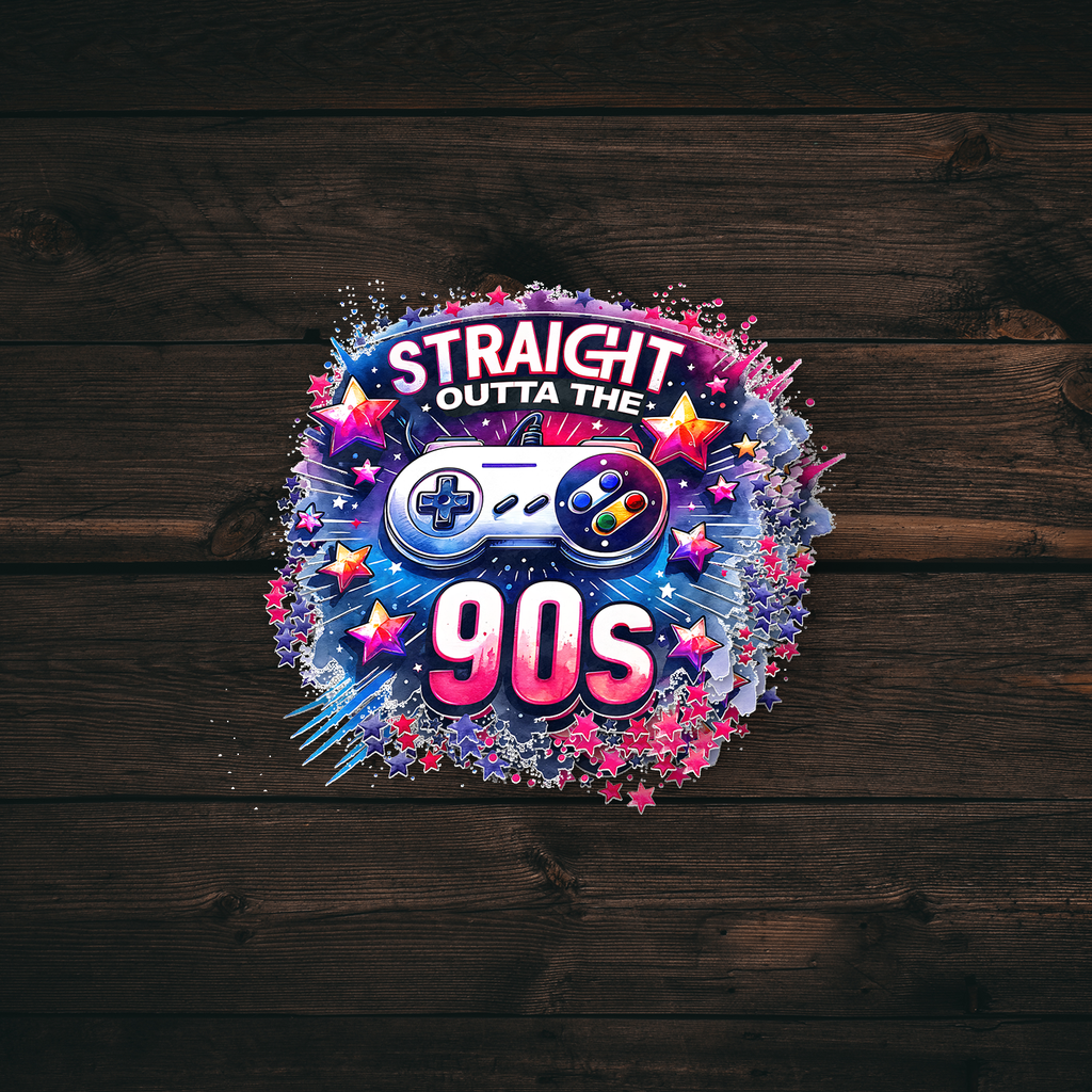 Straight Outta the 90s Sticker