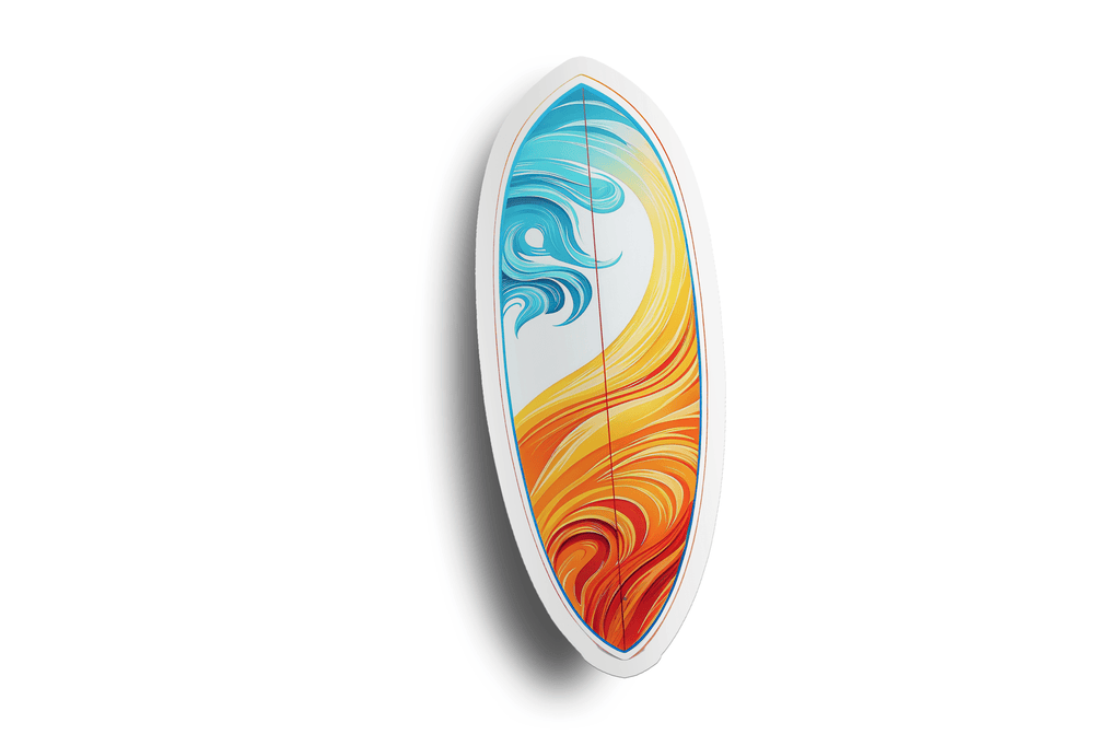 Surfer Surfboard Sticker