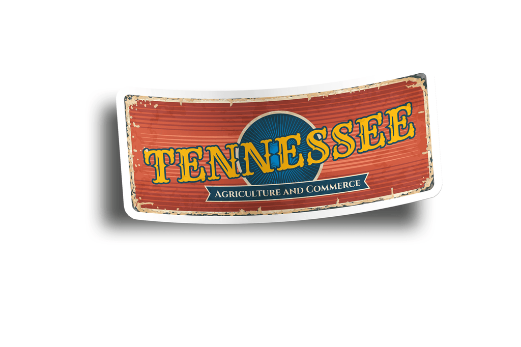 Tennessee State Vintage Sticker