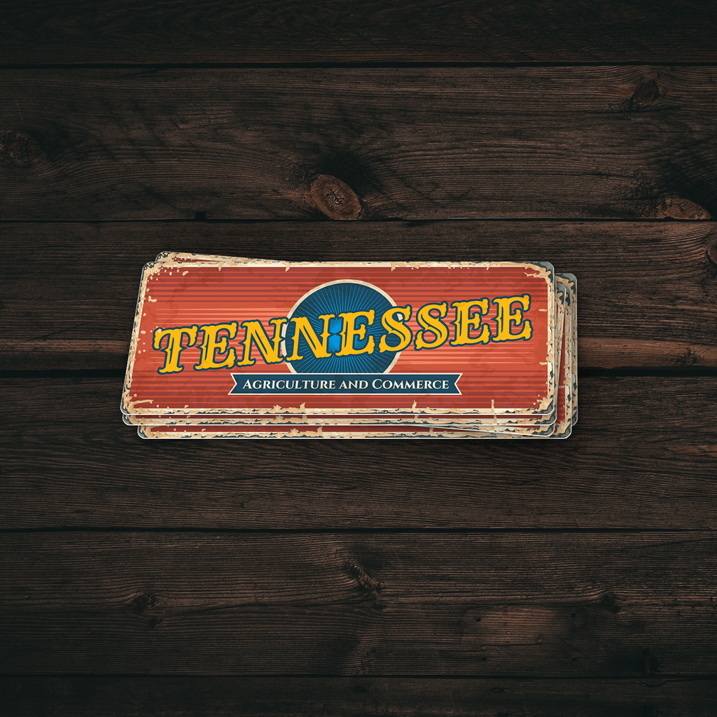 Tennessee State Vintage Sticker