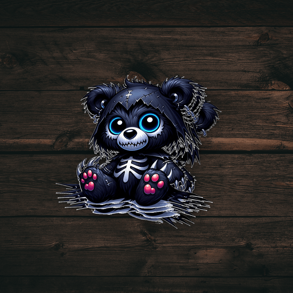 Blue Eyed Skeleton Bear