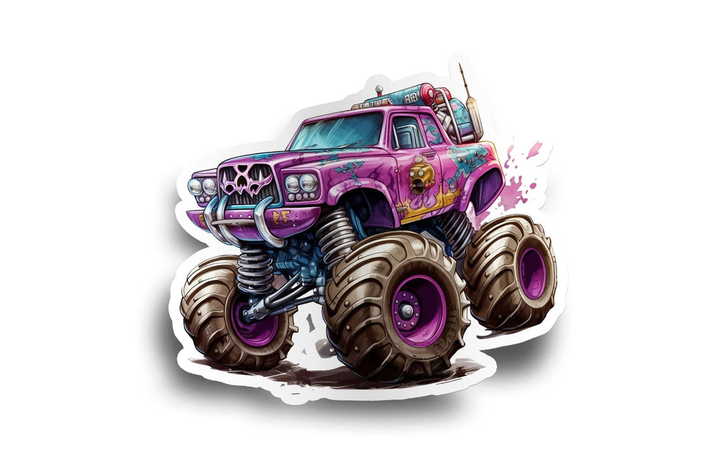 Thrasher Monster Truck Sticker