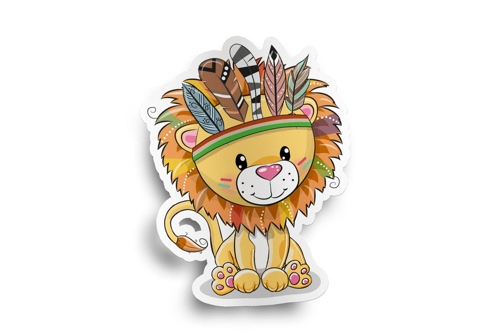 Tribal Baby Lion Sticker