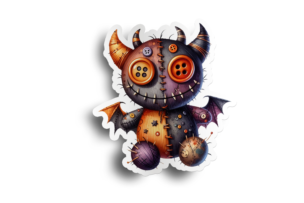 Vampire Bat Voodoo Sticker