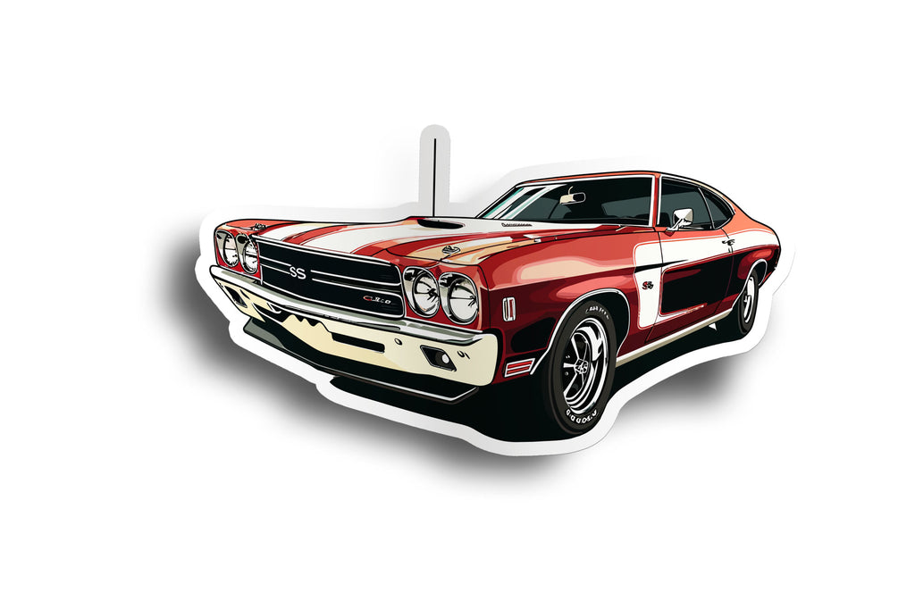 Vintage Muscle Car Decal