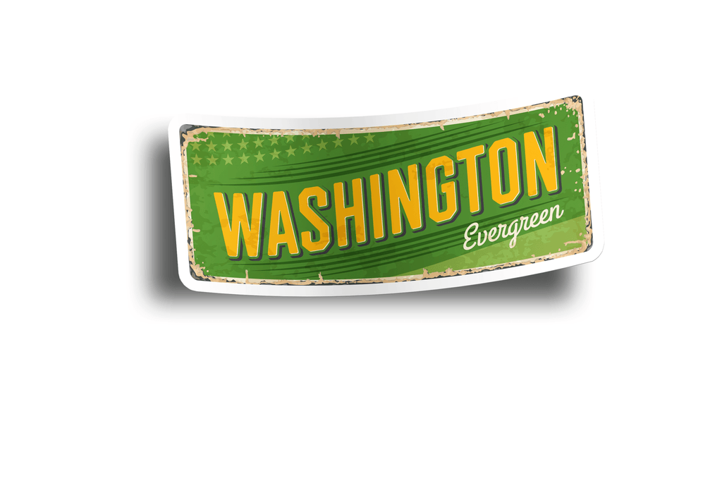 Washington State Vintage Sticker