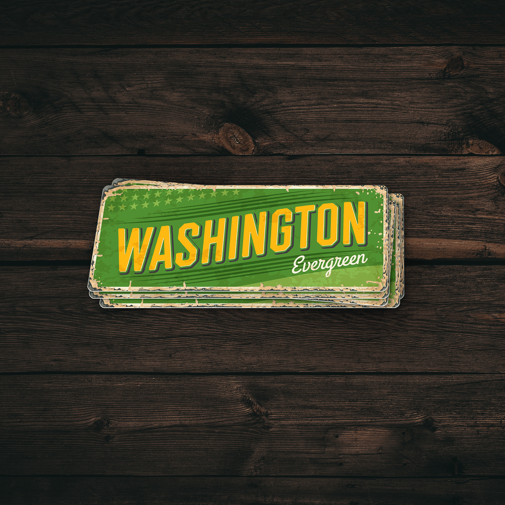 Washington State Vintage Sticker