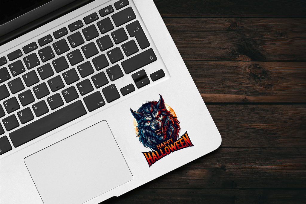 Werewolf Halloween Sticker