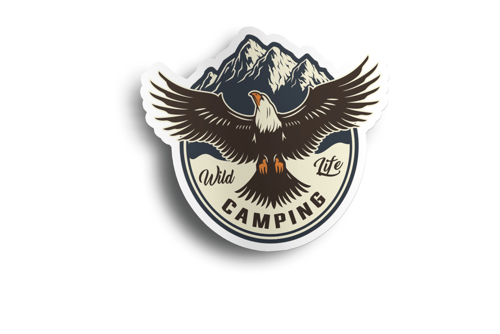 Wild Life Eagle Clear Sticker