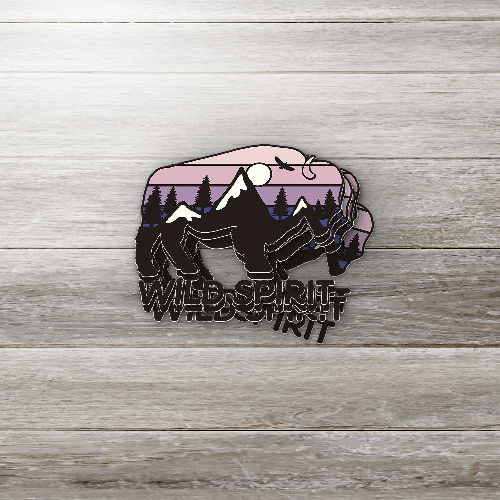 Wild Spirit Camping Sticker