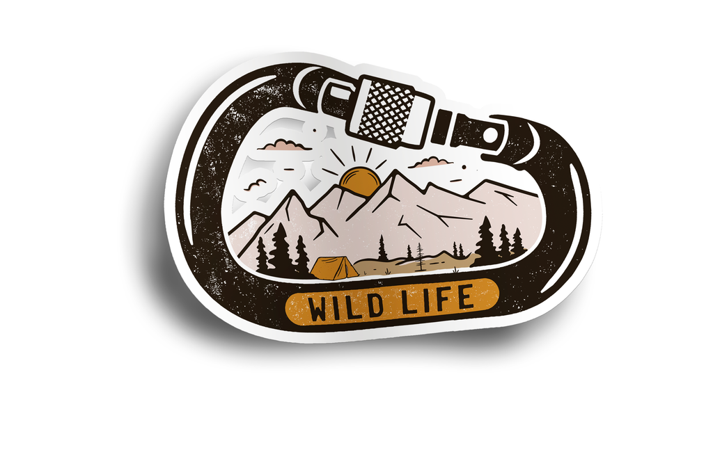 Wildlife Carabiner Buckle Sticker