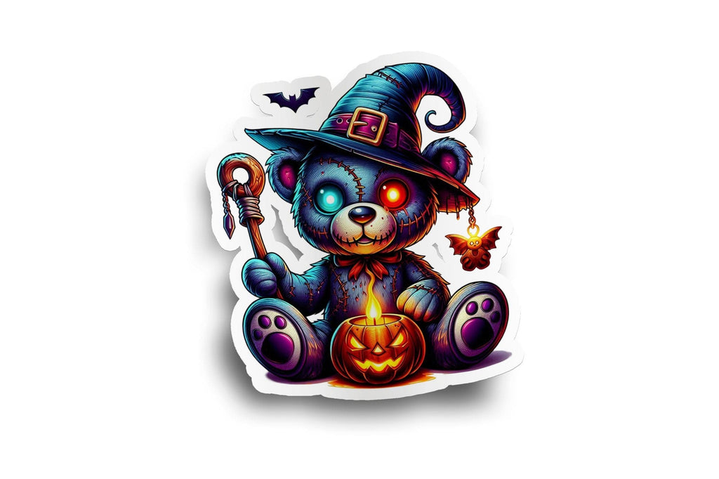 Cute Witch Bear Sticker