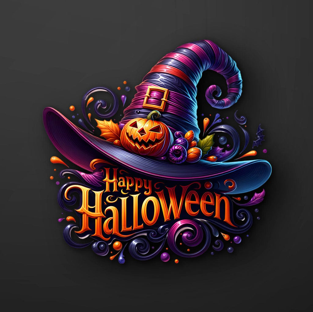 Witches Hat Halloween Sticker