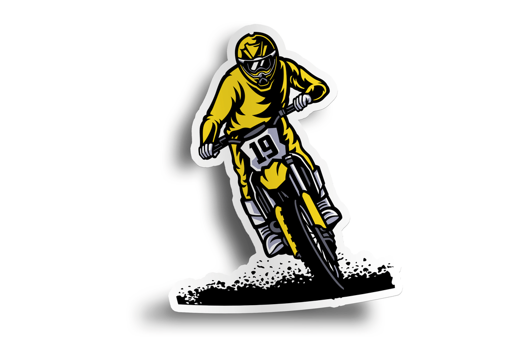 Motocross Dirt Bike Sticker